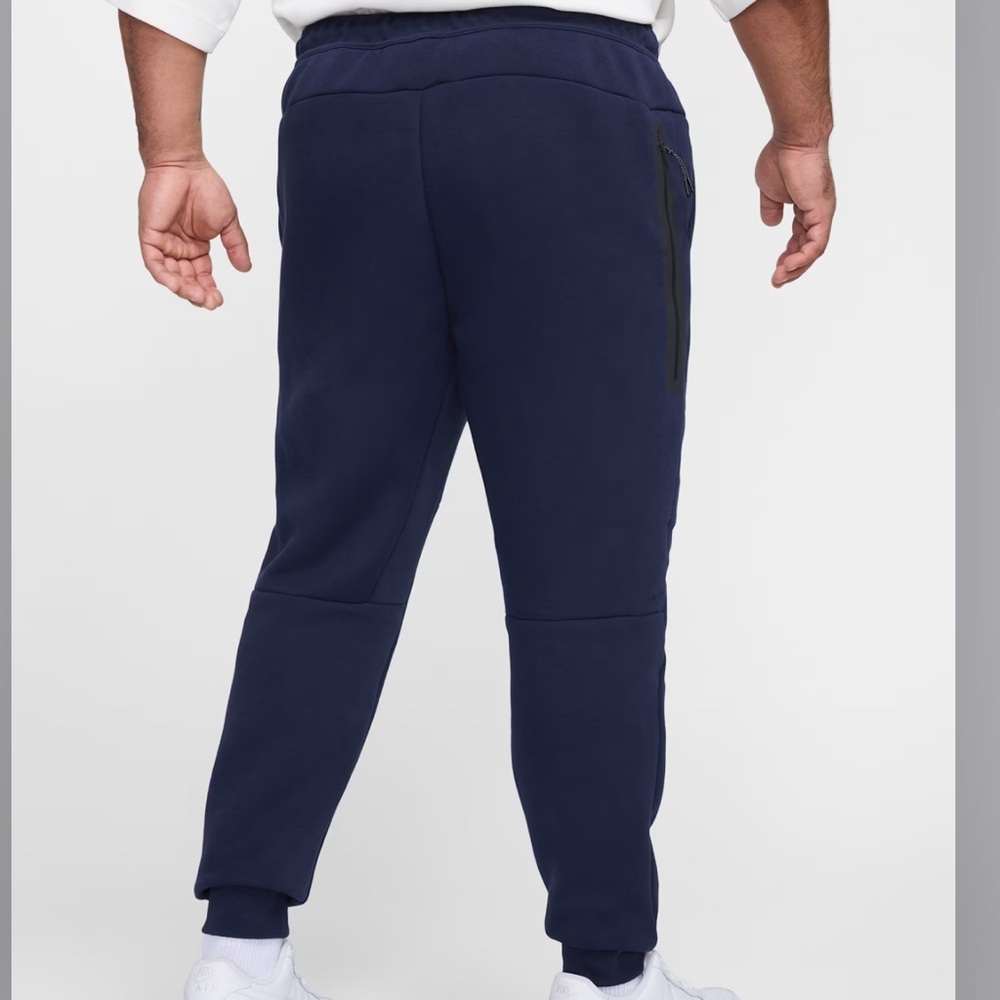 NIKE FLEECE JOGGERS SLIM FIT BLUE - XXL - Picture 2 of 10